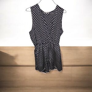 Freeway Black and White Patterned Tank Top